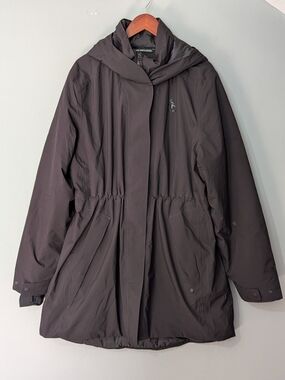 Woods Women's Wintour Insulated Hooded Mid-Length Rain Jacket